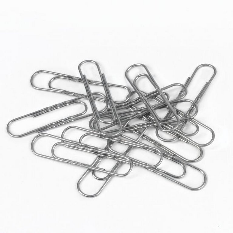 Скрепки 50 мм 50 шт/уп оцинкованные, гофрированные "deVENTE"