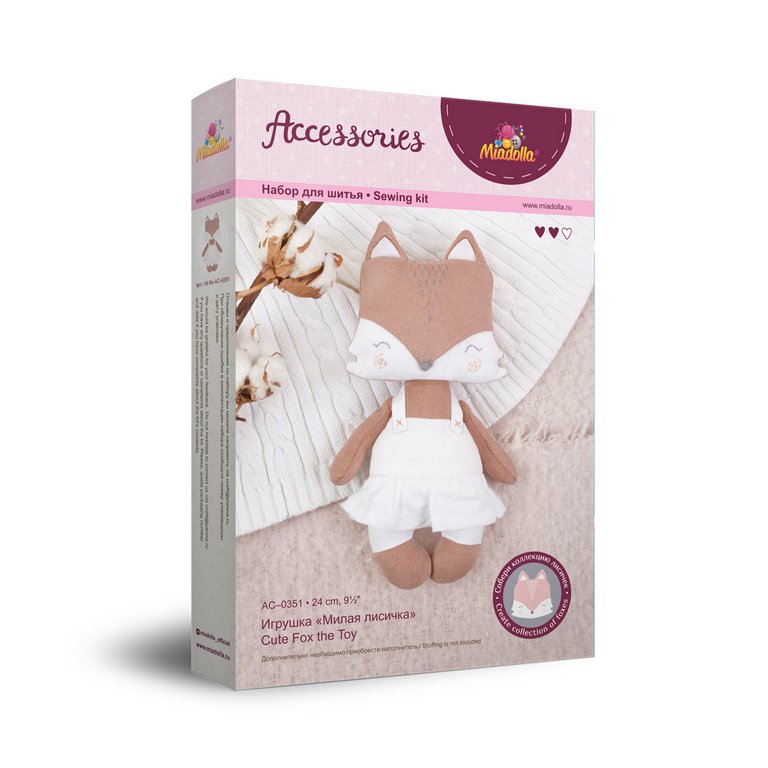 Игрушка своими руками  Милая лисичка Miadolla