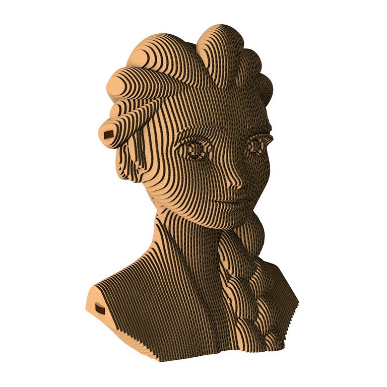 Сборная модель из гофрокартона "Эльза" h=18см, 123 дет., 6+, 5cult