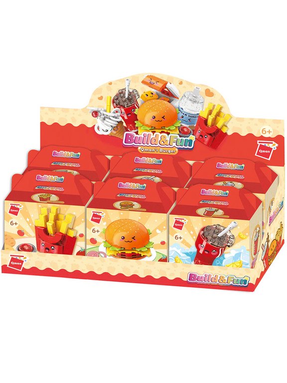 Конструктор пластиковый   АССОРТИ "Вкусняшки" 6 видов