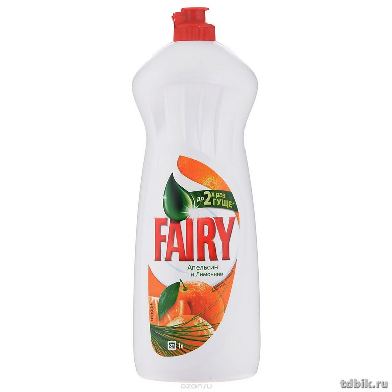 Жидкость д/мытья посуды Fairy Пена эффект 900 мл., апельсин и лимонник