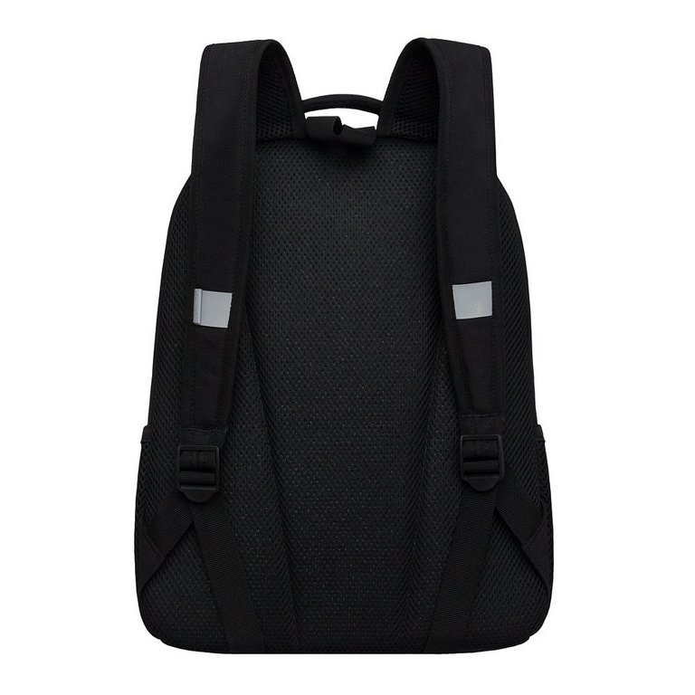 Рюкзак школьный для мальчика Grizzly 38*29*16 см, черный/разноцветный