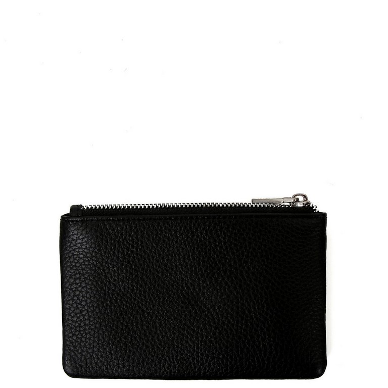 Портмоне FABRETTI женское, нат. кожа, 13,5*9*0,5см,  черный