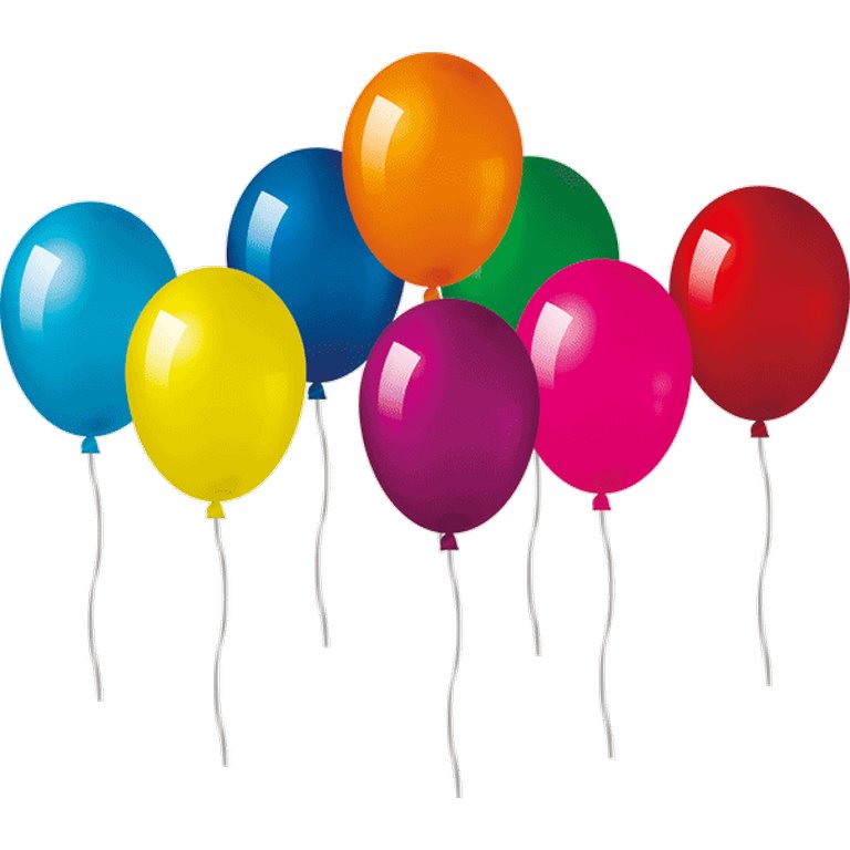 Шар воздушный 10 дюймов (25см) без рисунка (ассорти) deVENTE