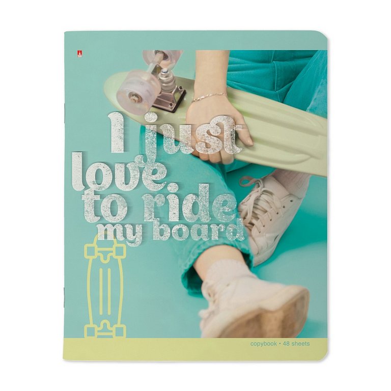 Тетрадь 48 лист кл. А5 на скрепке "PENNY BOARD" 5 видов