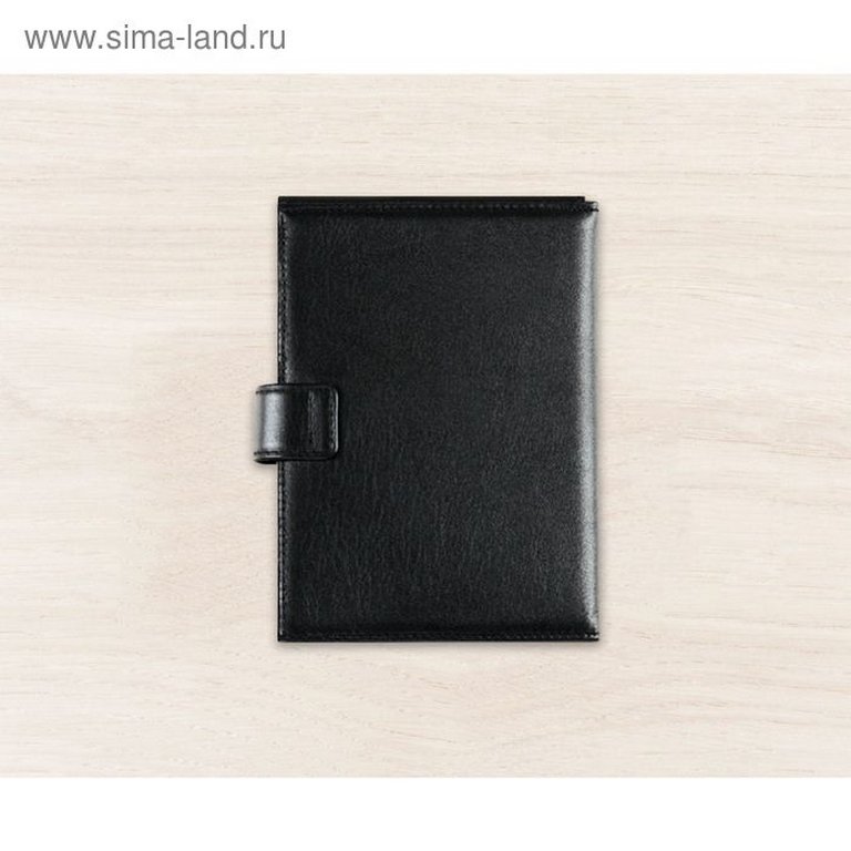 Бумажник путешественника D.Morelli "Black" нат. кожа