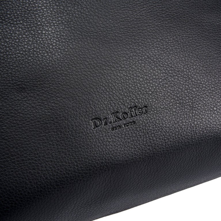 Сумка женская Dr.Koffer 28х20х12см см, нат.кожа черная