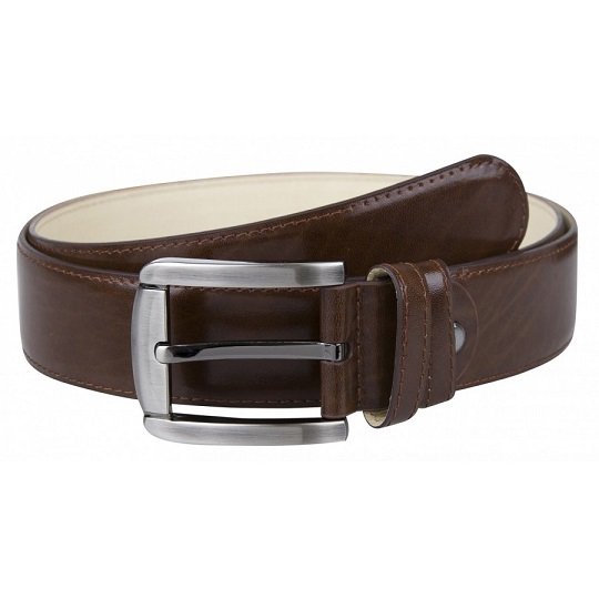 Ремень Alliance нат. кожа,  ширина 40мм, коричневый