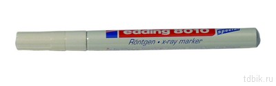 Маркер для рентгеновских пленок 0,8мм Edding 8010 белый