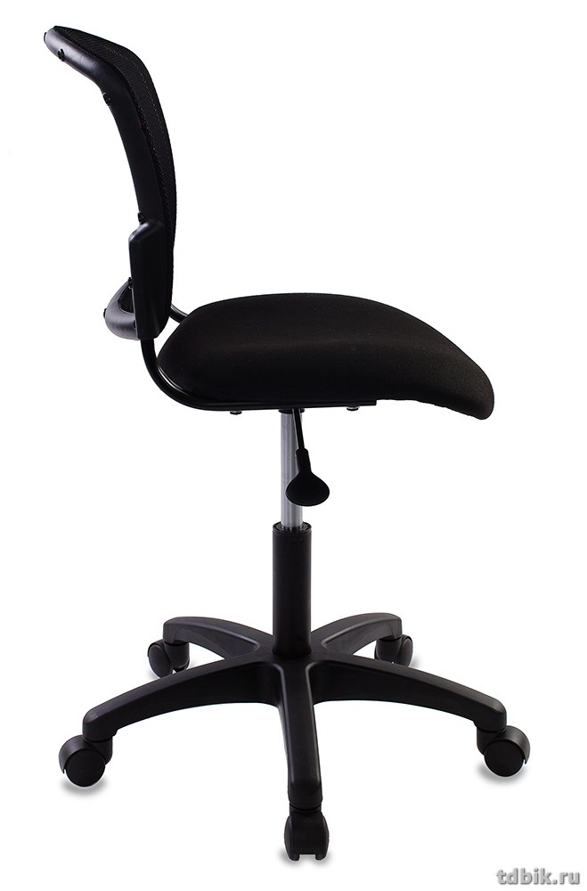 Кресло оператора Бюрократ CH-296NX/15-21 BLACK (спинка сетка, сиденье ткань, цв. черный)
