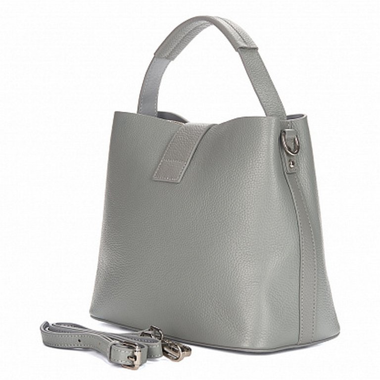 Сумка женская Jane's Story голубая, нат. кожа