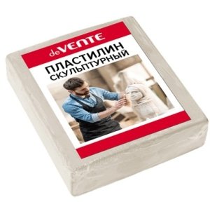 Пластилин скульптурный  500 г. белый deVENTE мягкий