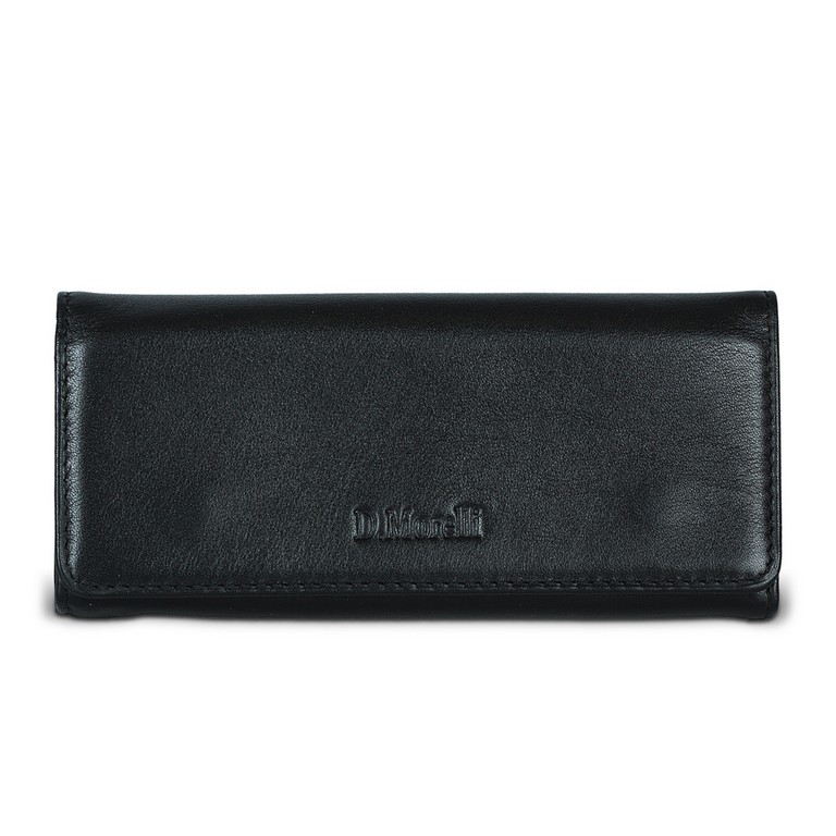 Футляр для ключей  D.Morelli "Black" из нат.кожи, на кнопках