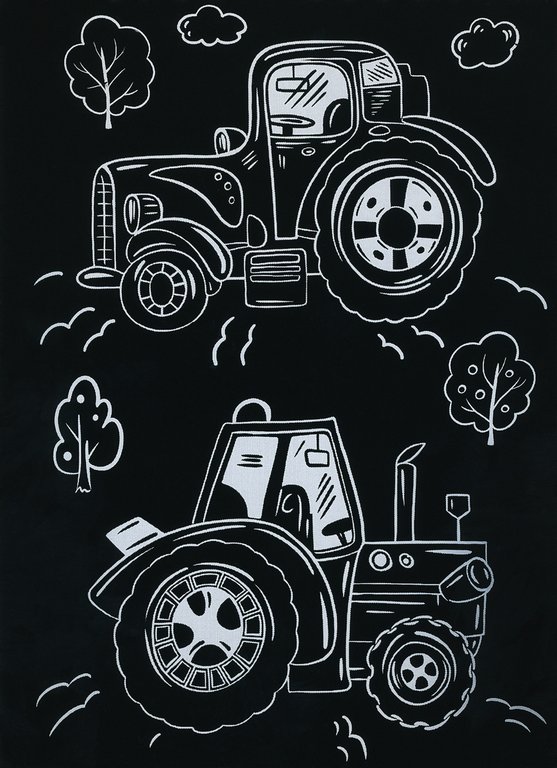 Гравюра-блокнот 14x20 см "Транспорт" Hobbius