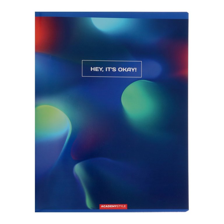 Тетрадь 96 лист кл. А5 на скрепке "Блики"