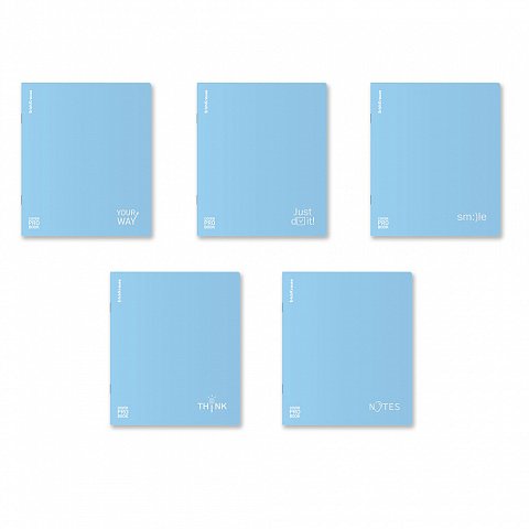 Тетрадь 48 лист кл. А5 на скрепке "Symbol" голубой