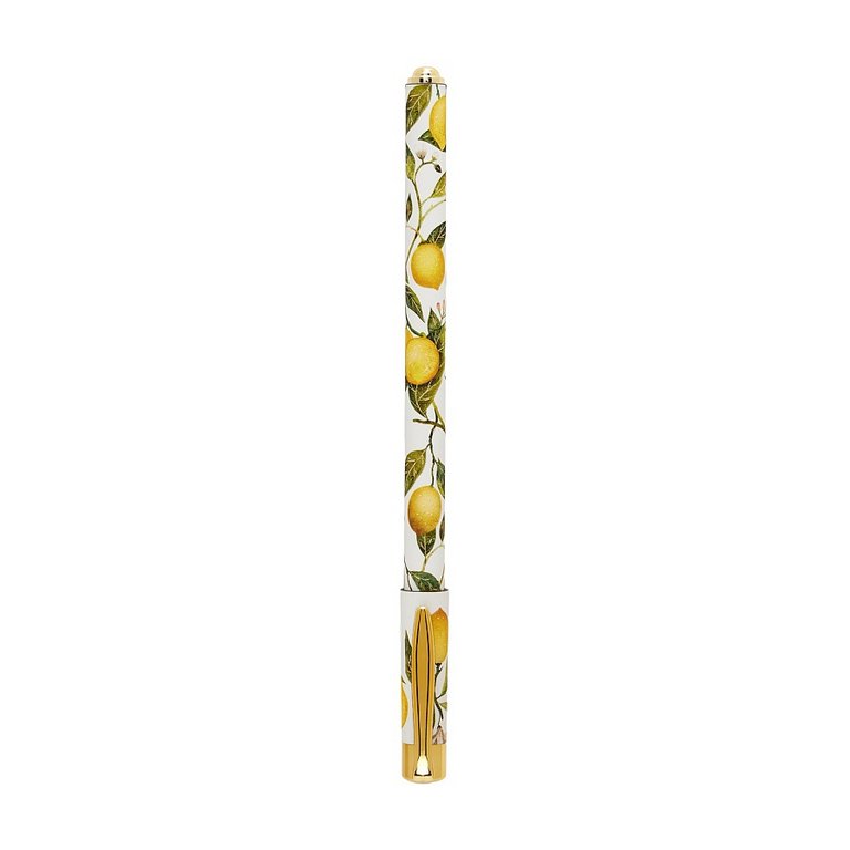 Ручка шариковая с рис. Bruno Visconti "Flora Fruits" 0,38мм синяя (стерж.138мм, линия 0,36мм) игольч