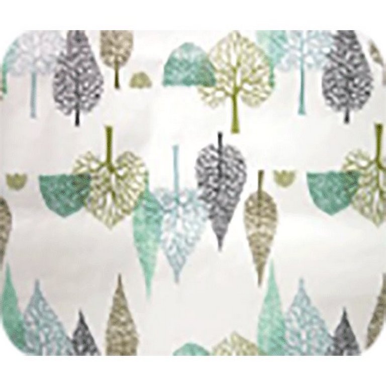 Набор цв. бумаги Тишью с орнаментом 5 листов, "Деревья на белом фоне" 50x70 см, 17 г/м?, deVENTE
