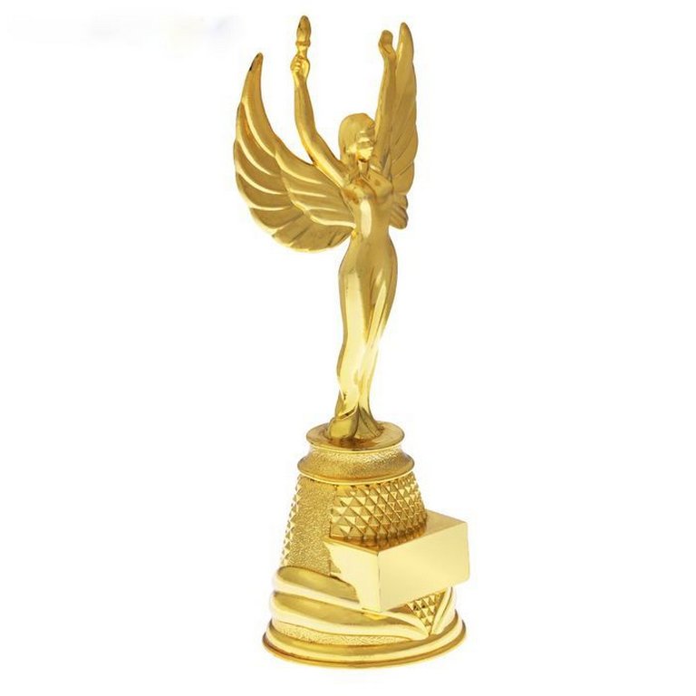 Фигура наградная Ника без надписи 19,5см Командор