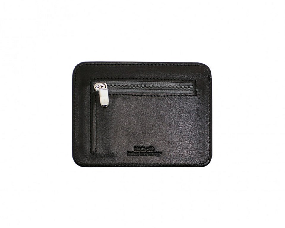 Картхолдер D.Morelli "Sport" нат.кожа, серо-желтый