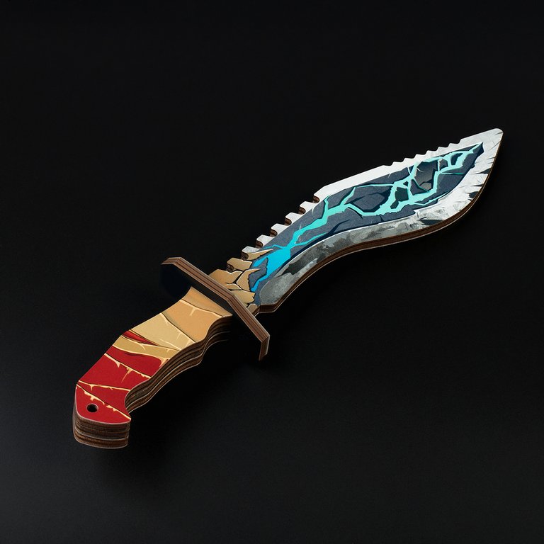 Игрушка Нож "Божественная сила", дерево ТРИ СОВЫ