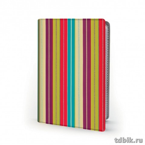 Визитница на 28 карт "Полоски"