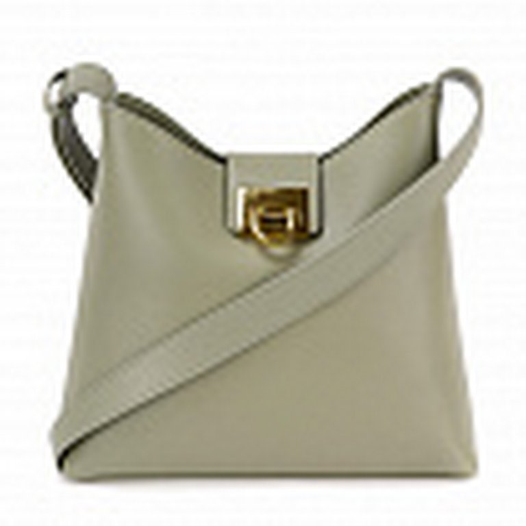 Сумка женская Jane's Story зеленая, нат. кожа