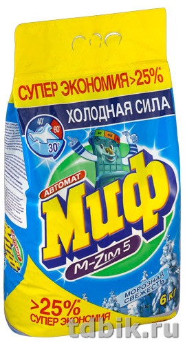 Стиральный порошок Миф автомат  6 кг.