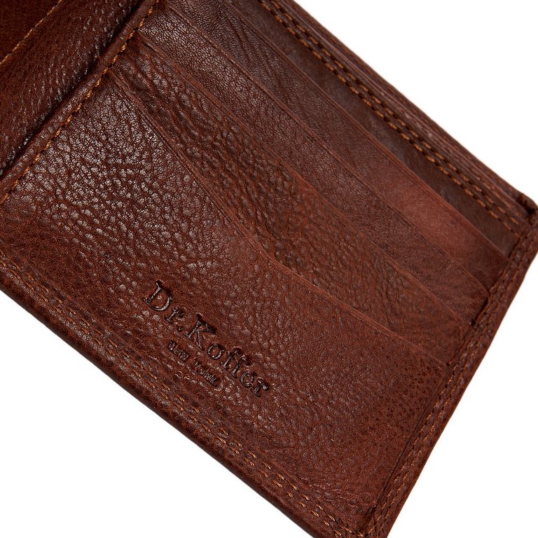 Портмоне Dr.Koffer 11*9,5 см, нат. кожа, светло-коричневый