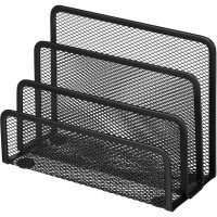 Подставка для бумаг, 3 отдела, металл. черная 170*80*135 мм deVENTE