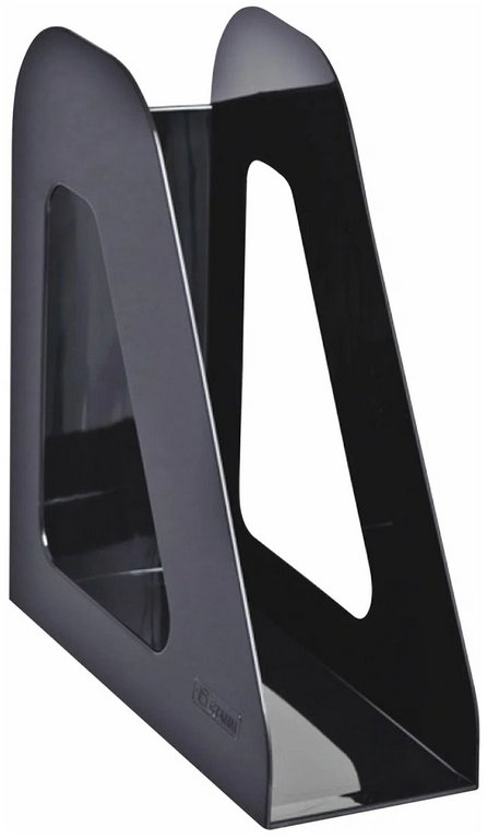 Лоток вертикальный 90 мм Стамм Фаворит, тонированный черный