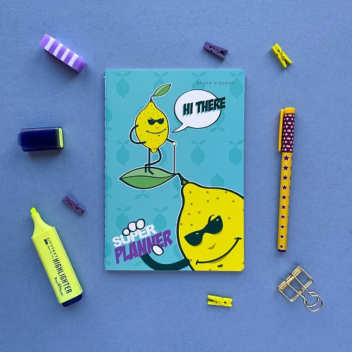 Тетрадь 40 лист кл. А5 на сшивке "MR.LEMON"