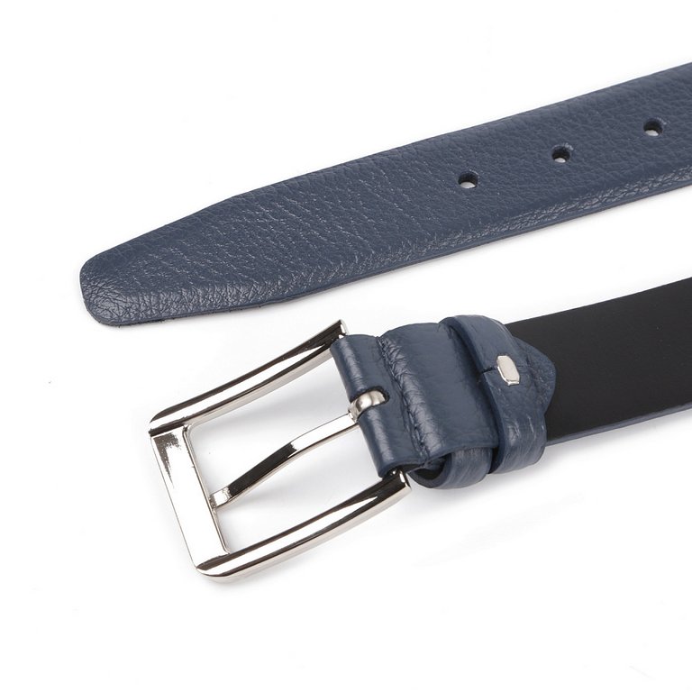 Ремень FABRETTI женский, натуральная кожа, размер 120, тём синий