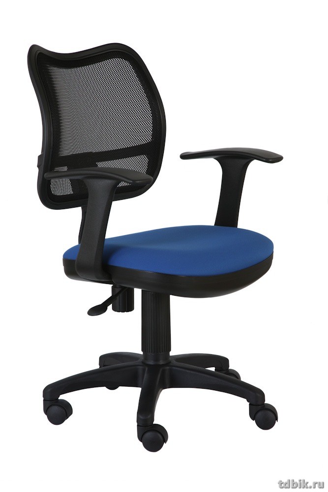 Кресло оператора Бюрократ Ch-797AXSN/26-21 (спинка сетка цв. черный, сиденье ткань цв. синий)