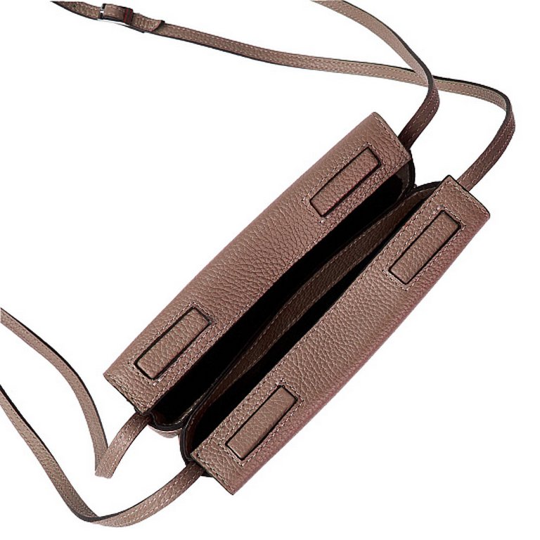 Сумка женская Dr.Koffer 23х19х5см см, нат.кожа, черн/розовая