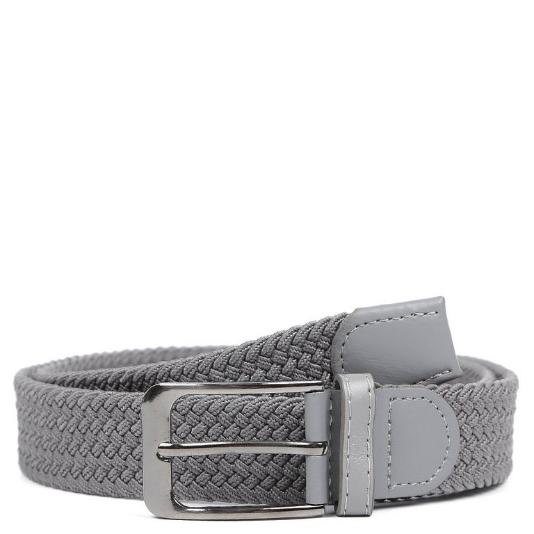 Ремень FABRETTI универсальный, полиэстер размер 125, серый
