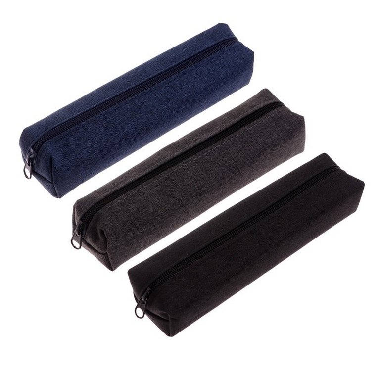 Пенал  универсальный Calligrata "Джинс" 20 х5 х3,5 см., ассорти