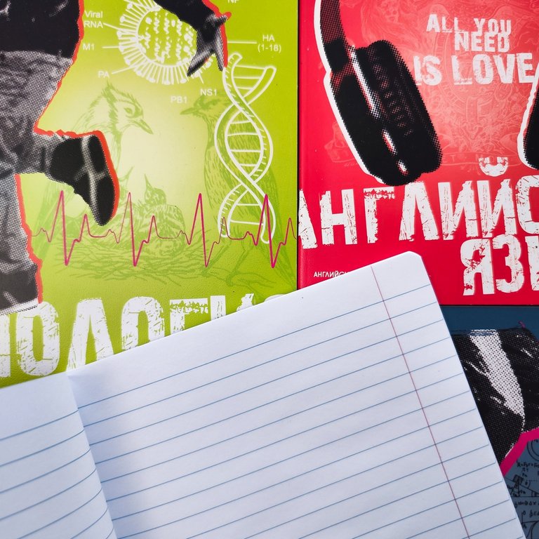 Тетрадь 48 лист кл. А5 на скрепке, со справ. мат-ом "GENERATION. ЛИТЕРАТУРА"