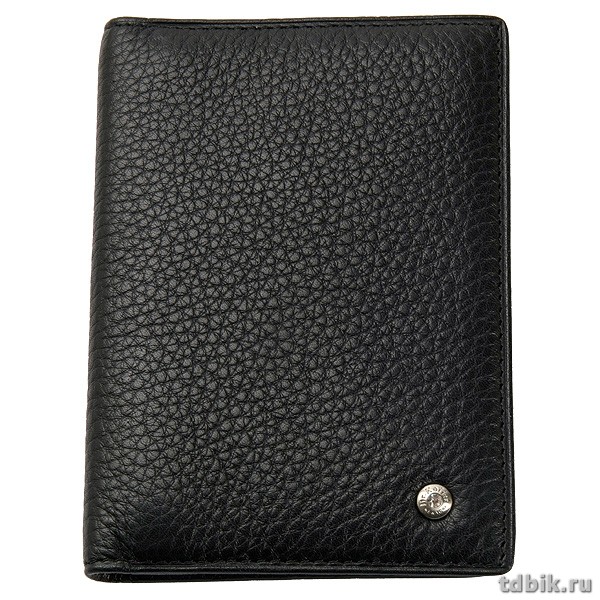 Обложка для автодокументов Dr.Koffer нат. кожа, черный + красный