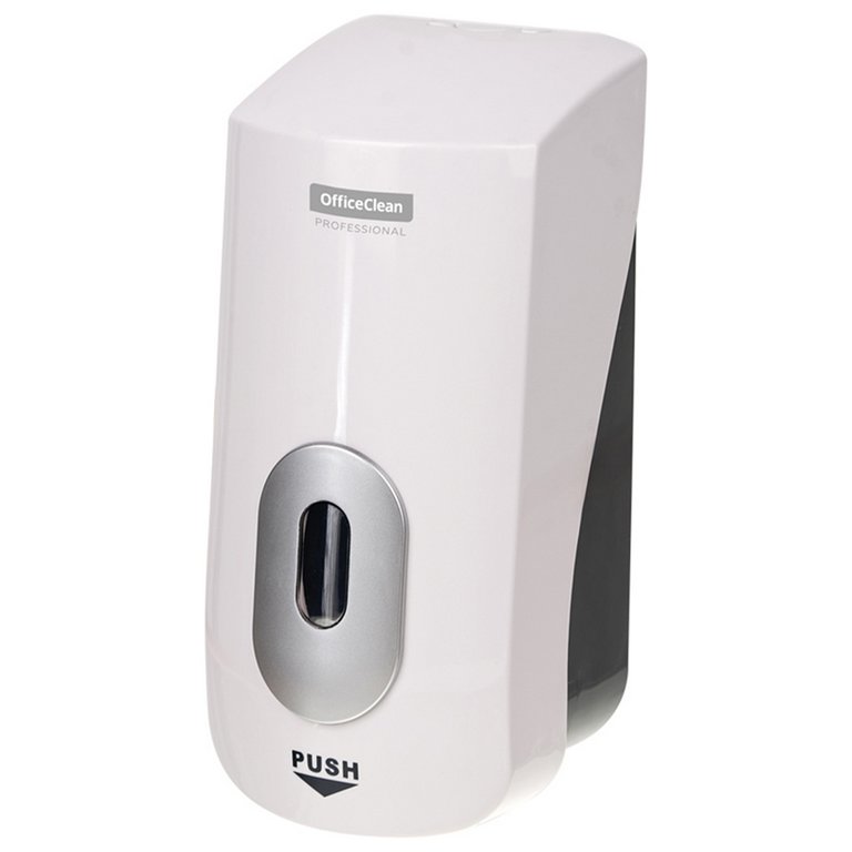 Диспенсер для жидкого мыла 1л, белый пластик, (23*11*9 см) OfficeClean Professional