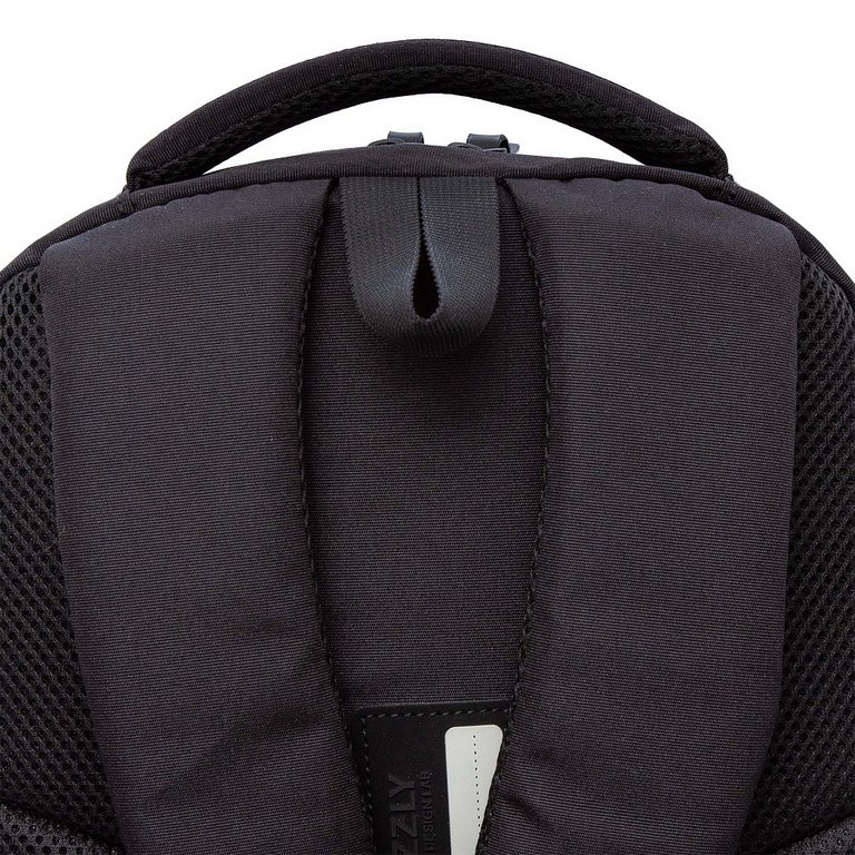 Рюкзак молодежный мужской Grizzly 47*32*17 см., черный