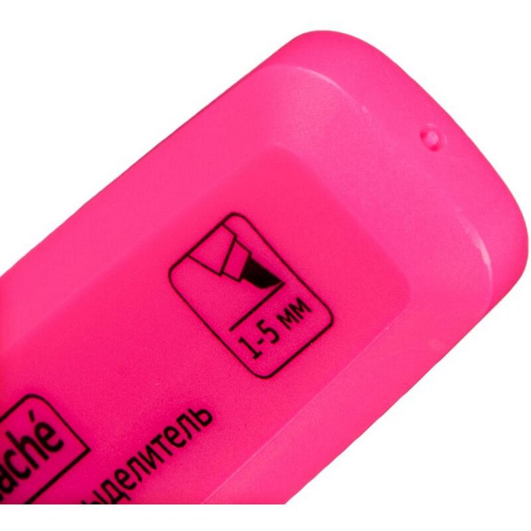 Текст-маркер Attache розовый, 1-5мм
