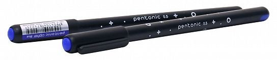 Ручка шариковая масляная Linc Pentonic Cipher 0,5мм синяя (однораз., линия 0,25мм) игольч.