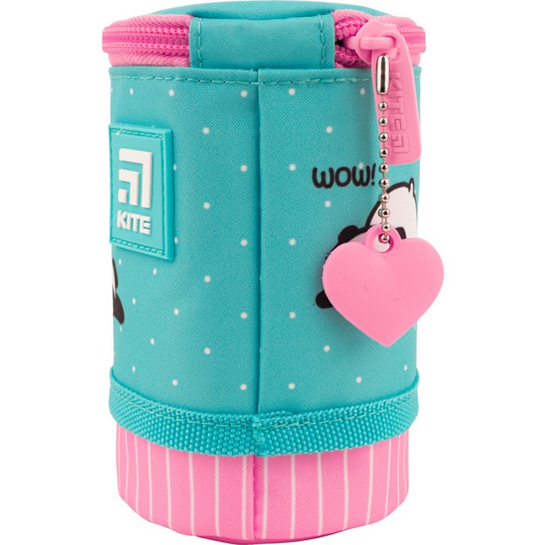 Пенал  для девочки  настольный вертикальный Kite  22,5*8 см