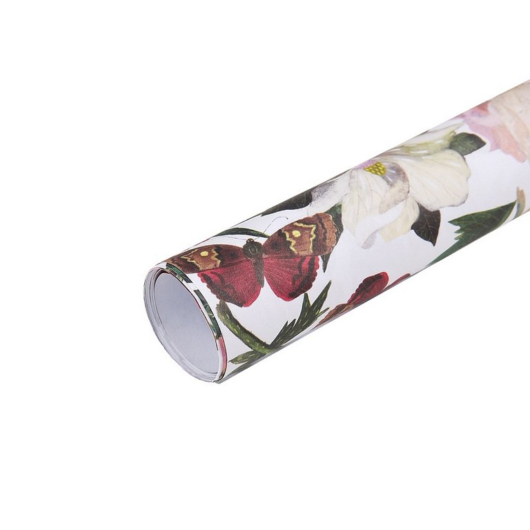 Бумага упаковочная 70*100см  в рулоне "Flora. Пионы" BrunoVisconti