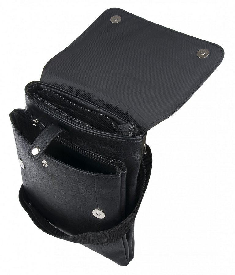 Планшет "Alliance" 22*26*5см кож. зам., черный