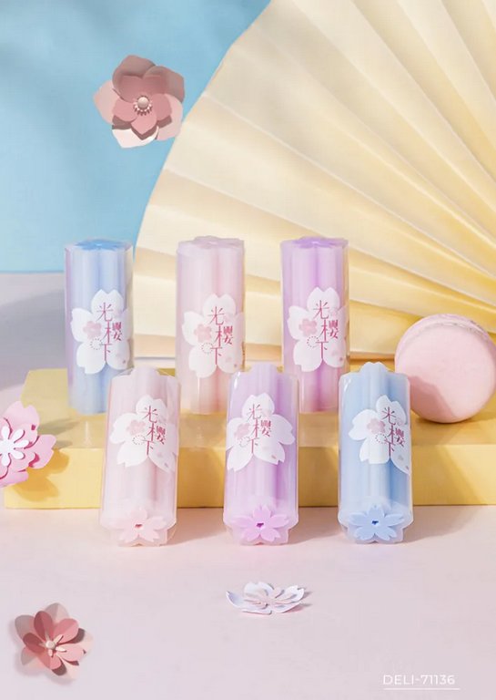 Ластик Deli 22х22х55мм ассорти