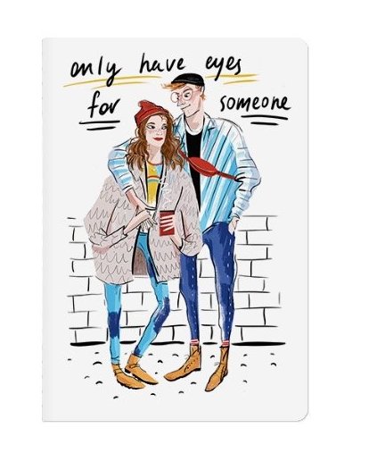 Тетрадь 32 лист кл. А6 на сшивке "ЛЮБОВЬ КАК ОНА ЕСТЬ"