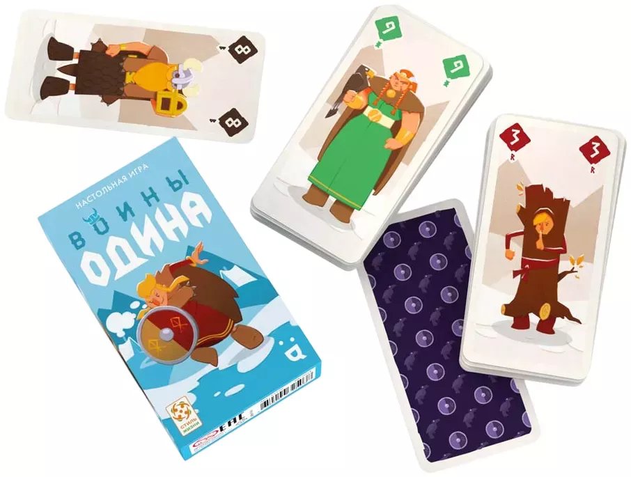 Игра настольная  .7+ с карточками "Воины Одина" Стиль Жизни