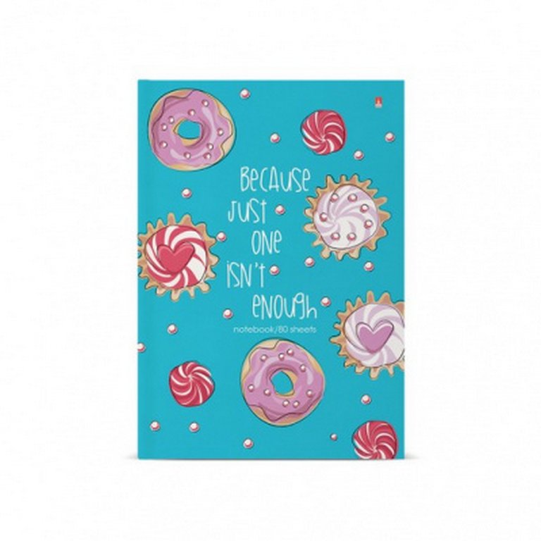 Бизнес-блокнот А5  80л., 148*210 мм, Альт "СЛАДКОЕ НАСТРОЕНИЕ"